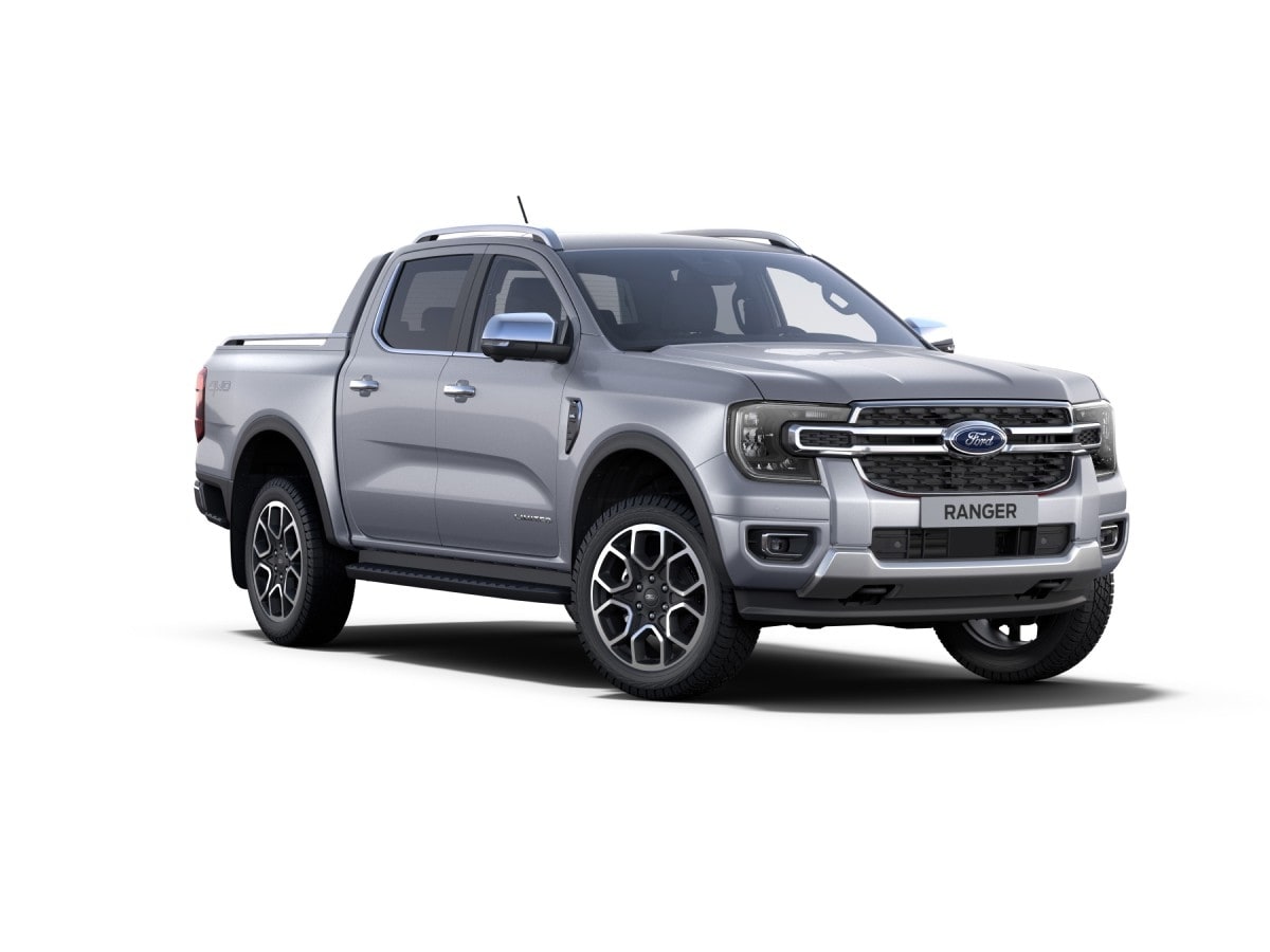 Nova Geração Ford Ranger Limited + Kit Opcional na cor Prata Geada