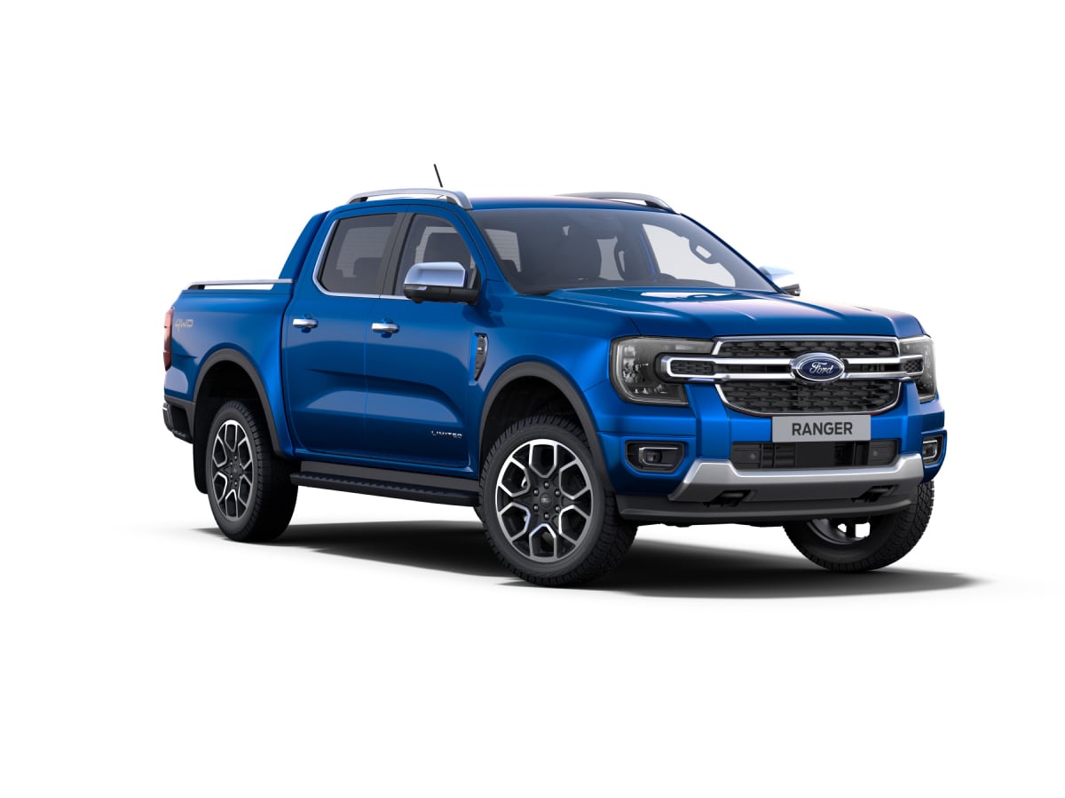 Nova Geração Ford Ranger Limited + Kit Opcional na cor Azul Belize