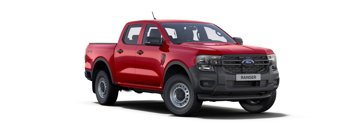 Nova Geração Ford Ranger XLT na cor Vermelho Bari
