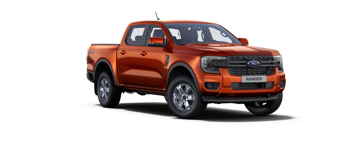 Nova Geração Ford Ranger Limited + Kit Opcional na cor Laranja Jalapão