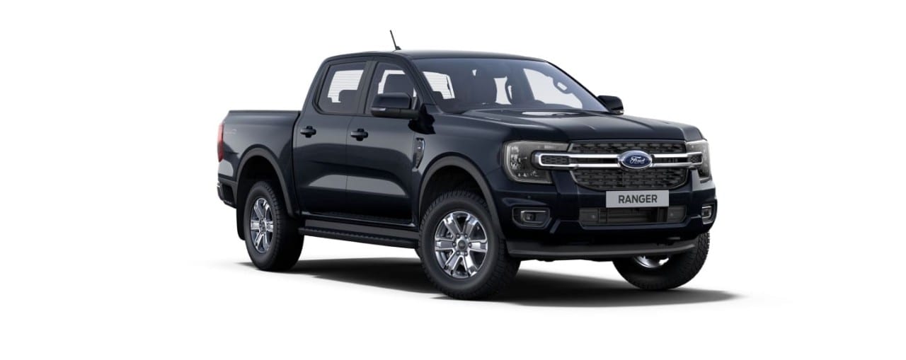 Nova Geração Ford Ranger XLT na cor Preto Gales