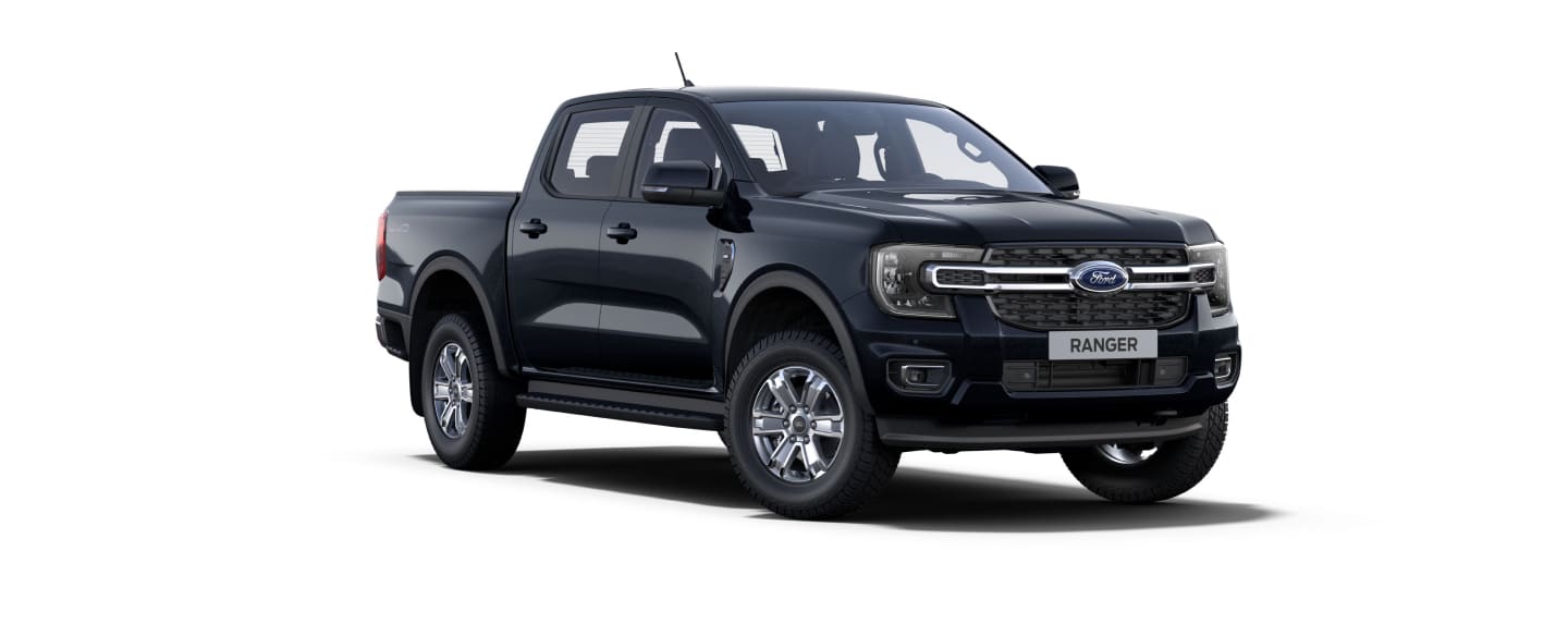 Nova Geração Ford Ranger XLT na cor Preto Gales