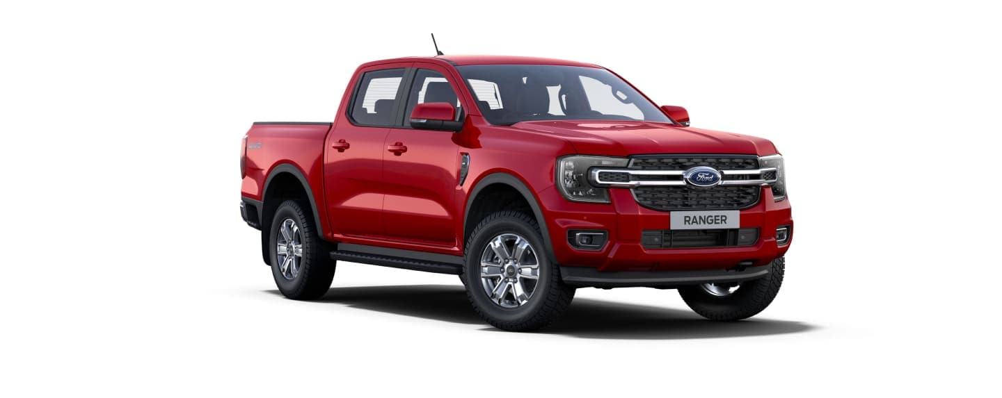 Nova Geração Ford Ranger Limited + Kit Opcional na cor Vermelho Bari