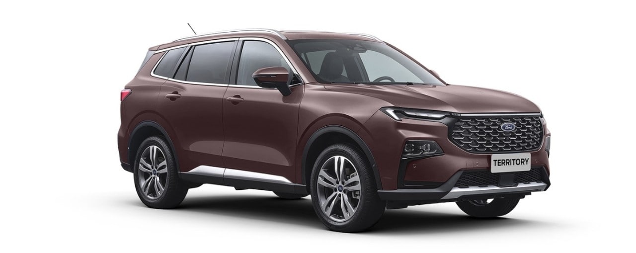 Ford Territory 2024 na cor Marrom Roma