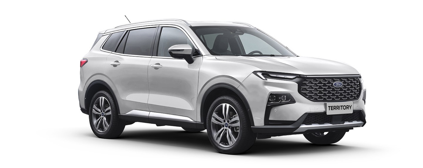 Ford Territory 2024 na cor Branco Bariloche