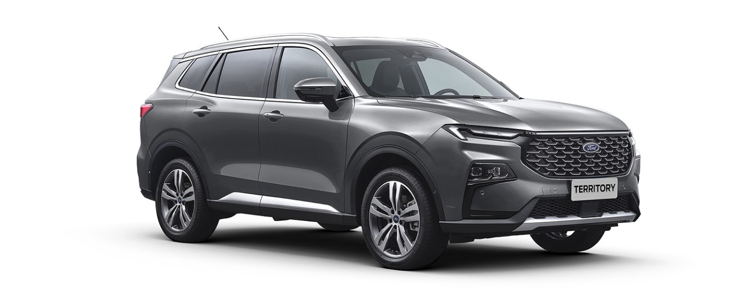 Ford Territory 2024 na cor Cinza Catar