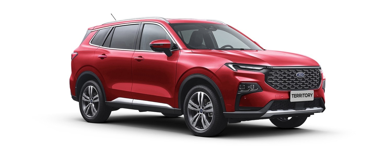 Ford Territory 2024 na cor Vermelho Vermont