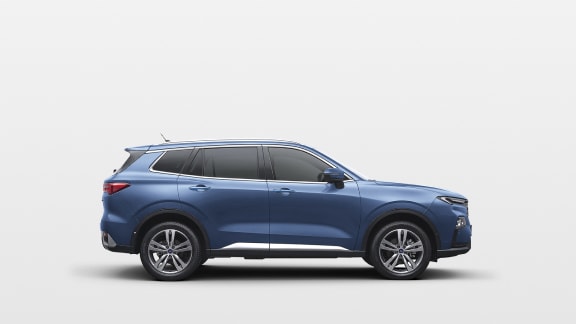 Imagem do novo Ford Territory na cor azul