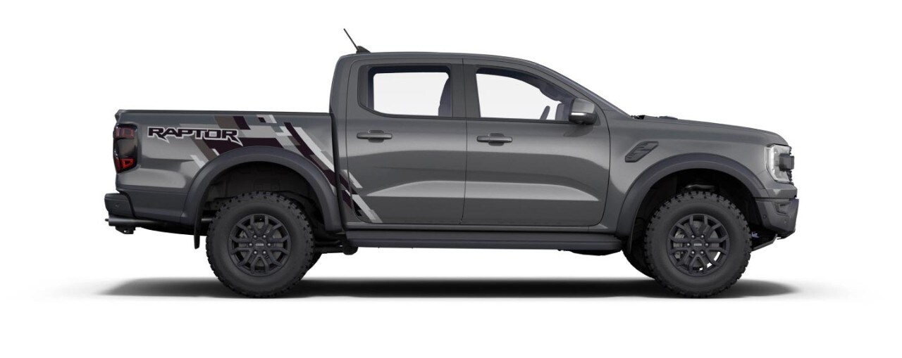 Ford Ranger Raptor na cor Cinza Diamantina
