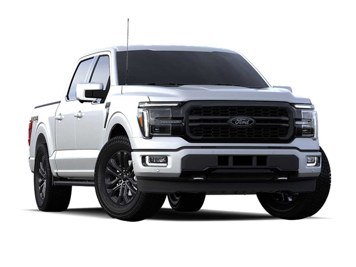 F-150 Lariat Black na cor Branco Espacial