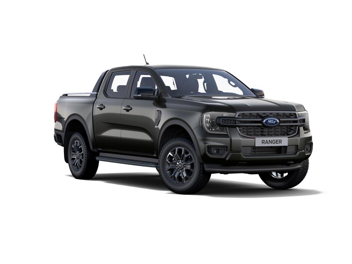 Nova Geração Ford Ranger Black na cor Cinza Moscou