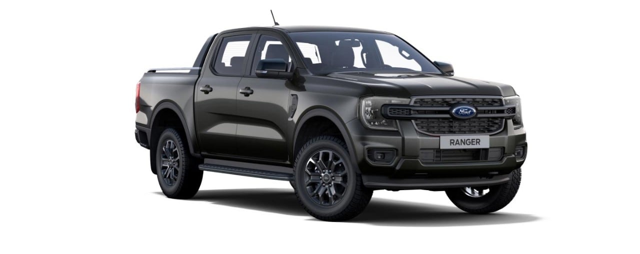 Nova Geração Ford Ranger Black na cor Cinza Moscou