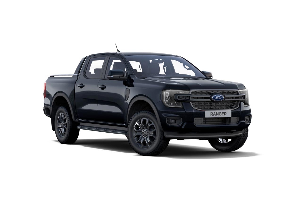 Nova Geração Ford Ranger Black na cor Preto Gales