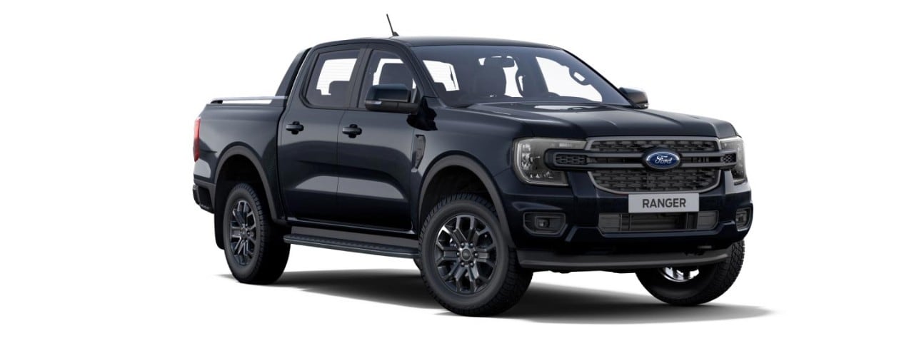 Nova Geração Ford Ranger Black na cor Preto Gales