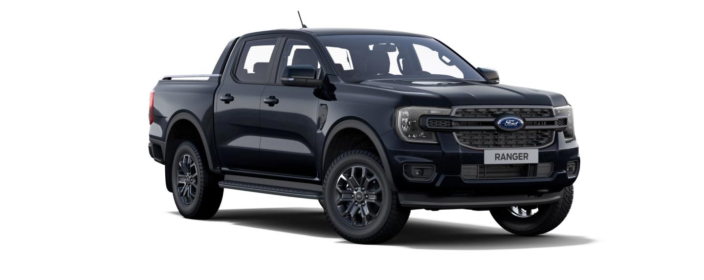 Nova Geração Ford Ranger Black na cor Preto Gales