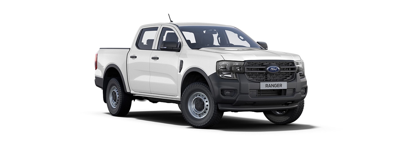 Nova Geração Ford Ranger XLT na cor Branco Artico