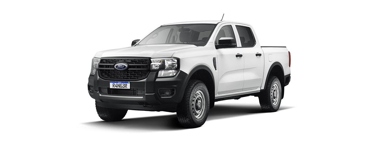 Nova Geração Ford Ranger XL Cabine Dupla MT na cor Branco Artico