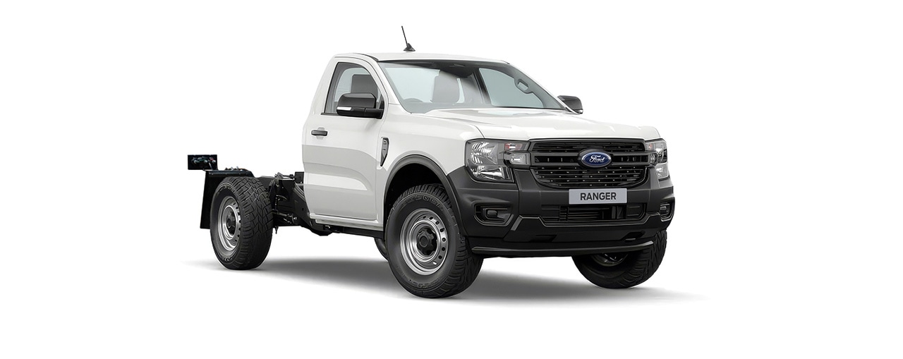 Nova Geração Ford Ranger XLT na cor Branco Artico