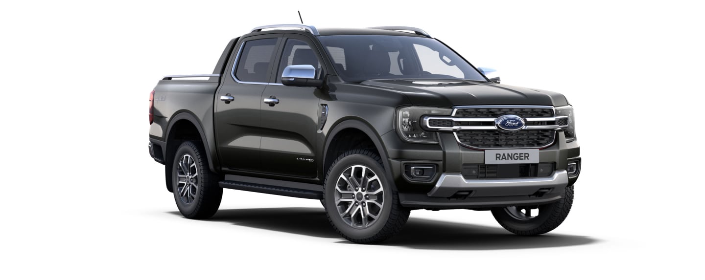 Nova Geração Ford Ranger Limited na cor Cinza Moscou