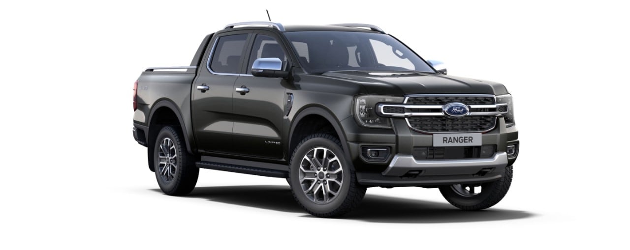 Nova Geração Ford Ranger Limited na cor Cinza Moscou