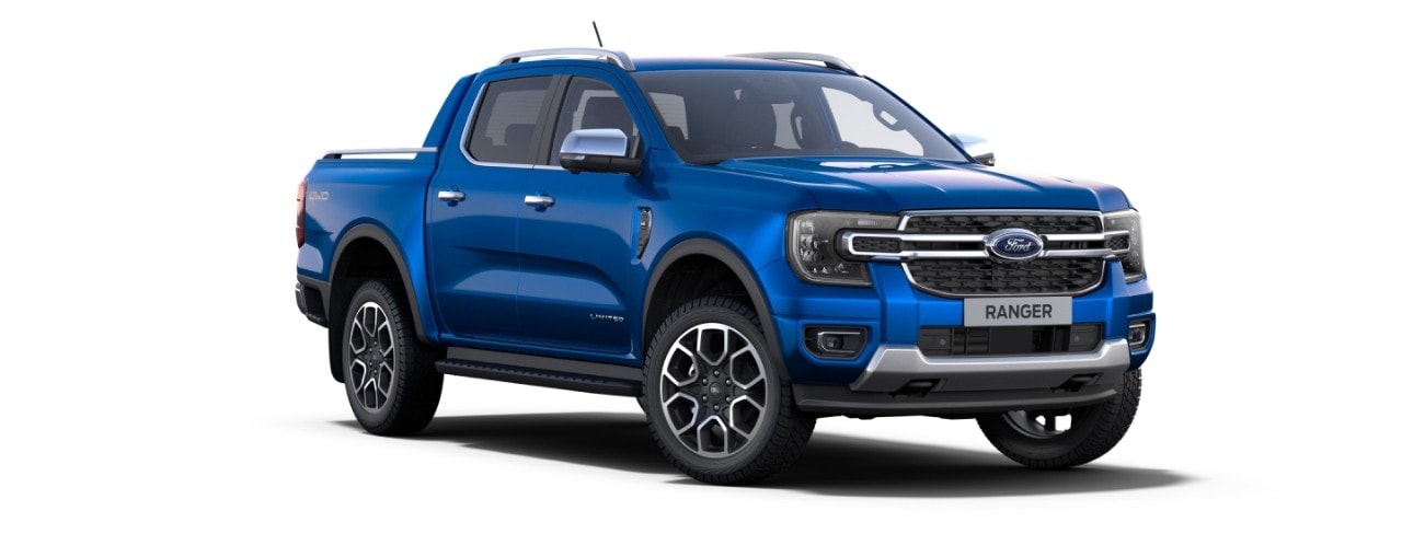Nova Geração Ford Ranger Limited + Kit Opcional na cor Azul Belize