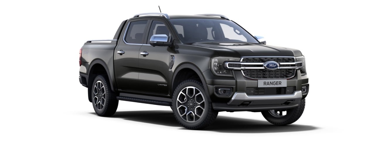 Nova Geração Ford Ranger Limited + Kit Opcional na cor Cinza Moscou