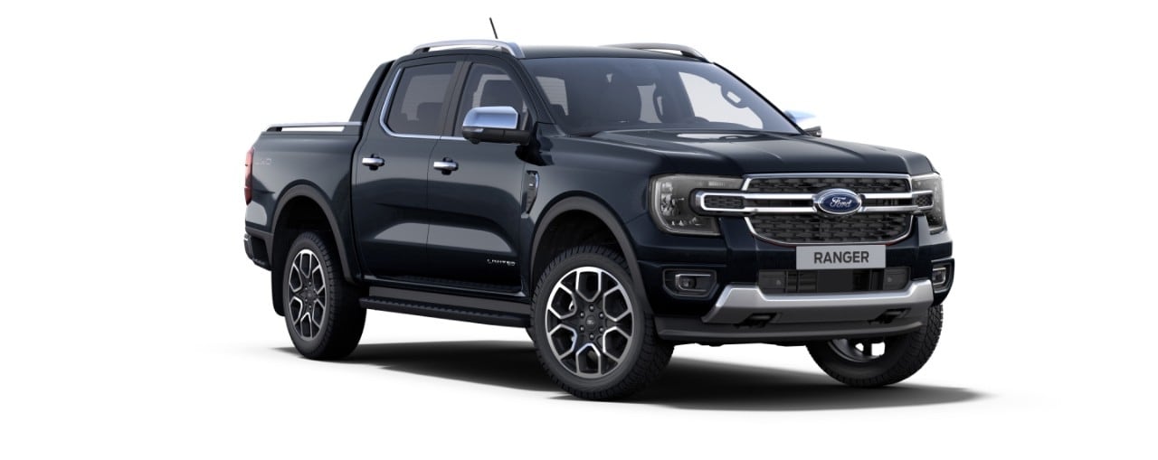 Nova Geração Ford Ranger Limited + Kit Opcional na cor Preto Gales