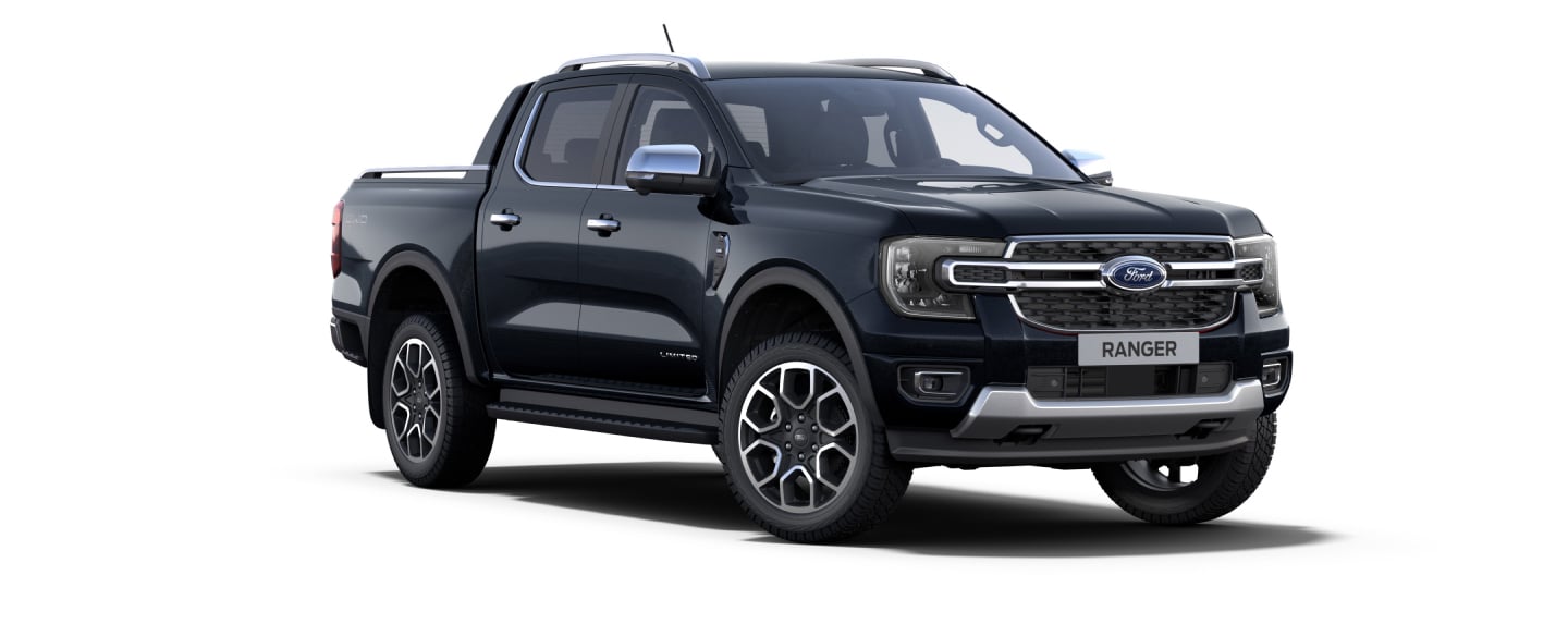 Nova Geração Ford Ranger Limited + Kit Opcional na cor Preto Gales