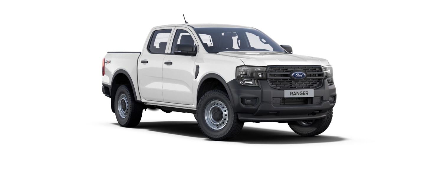 Nova Geração Ford Ranger XLT na cor Branco Artico