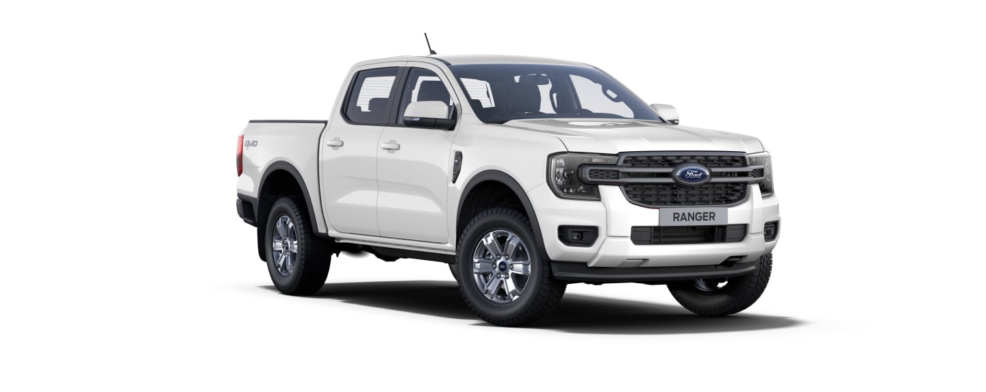 Nova Geração Ford Ranger XLT na cor Branco Artico
