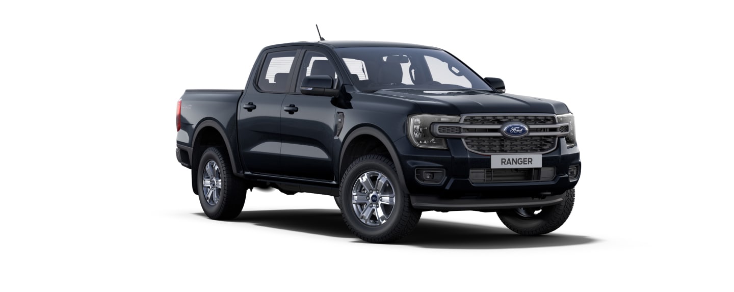 Nova Geração Ford Ranger XLT na cor Preto Gales