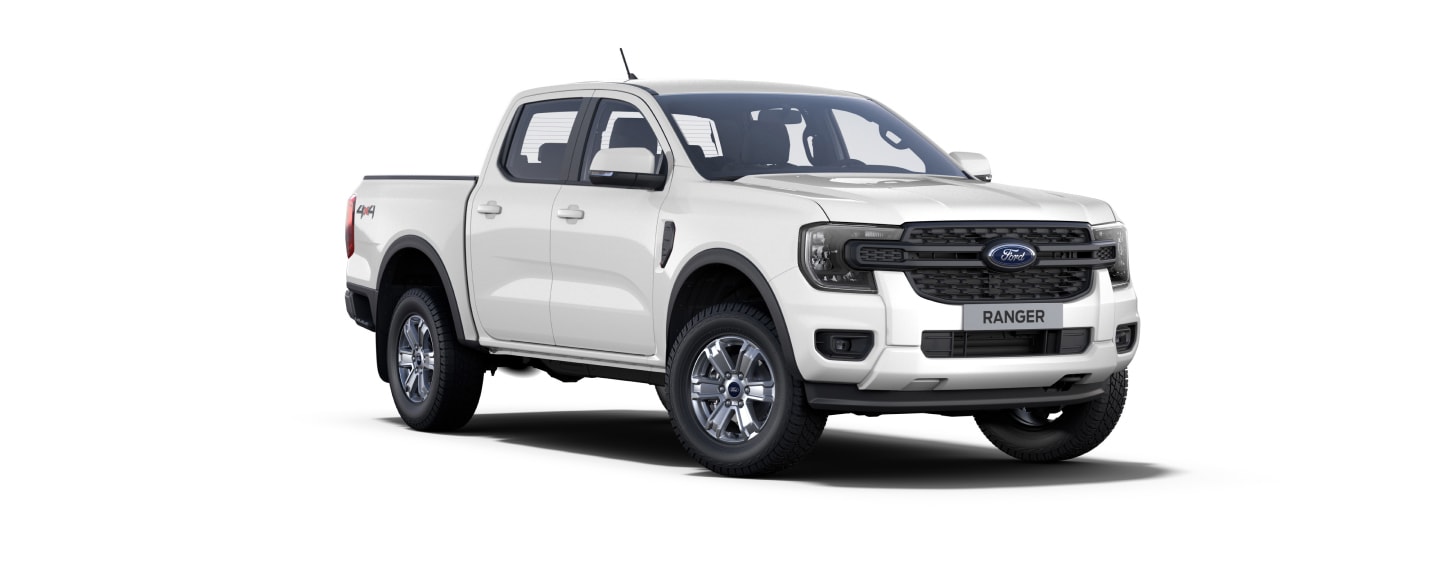 Nova Geração Ford Ranger XLT na cor Branco Artico