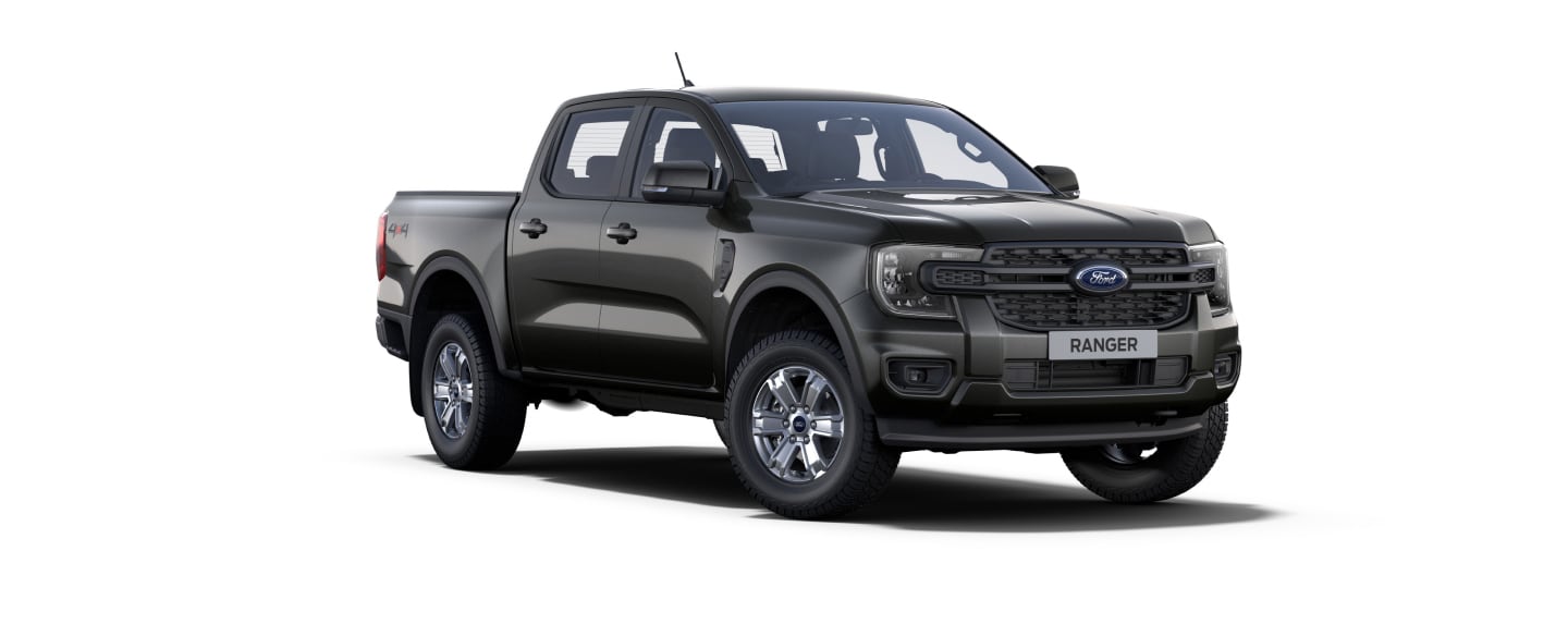 Nova Geração Ford Ranger XLT na cor Cinza Moscou
