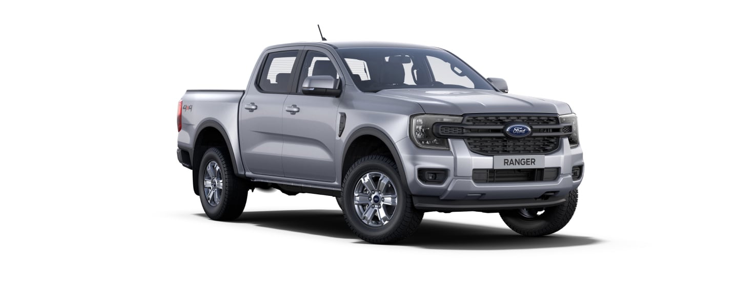 Nova Geração Ford Ranger XLT na cor Prata Geada
