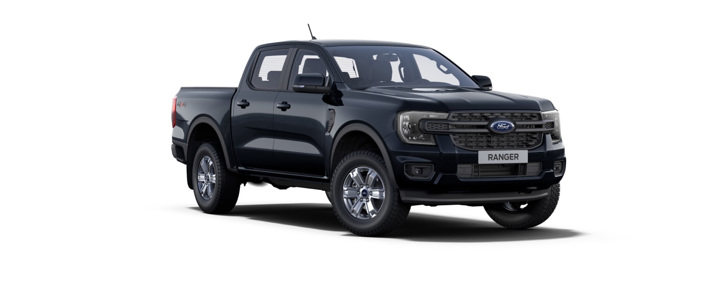 Nova Geração Ford Ranger XLT na cor Preto Gales