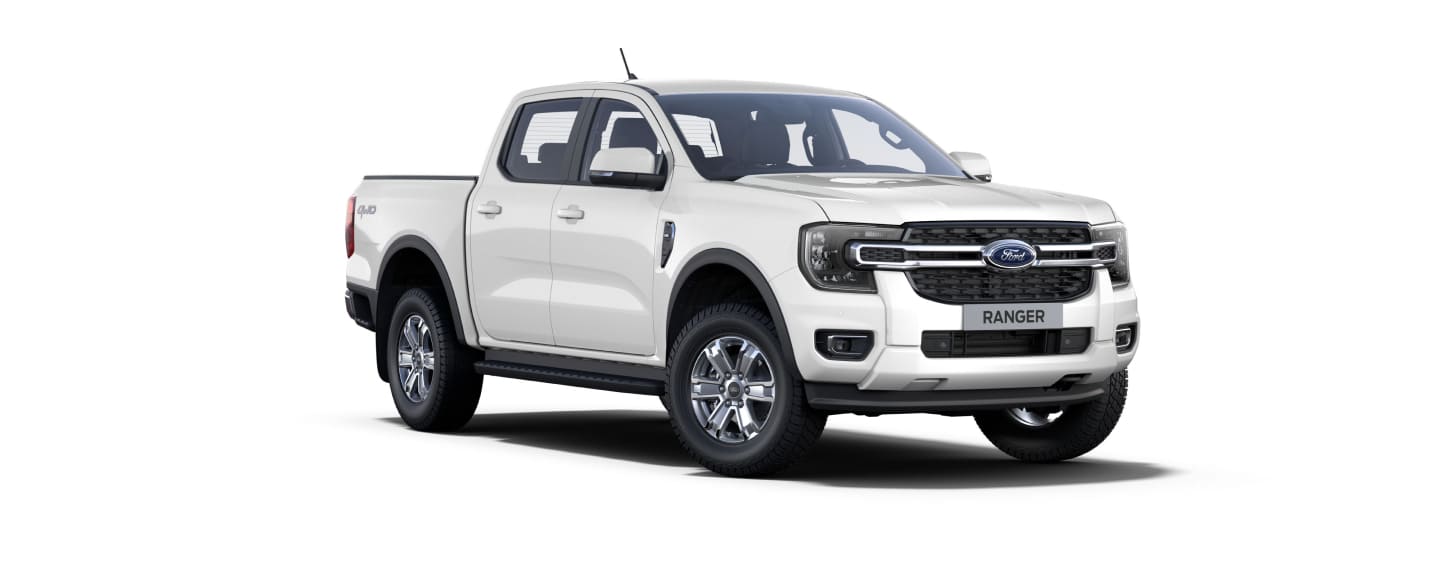 Nova Geração Ford Ranger XLT na cor Branco Artico