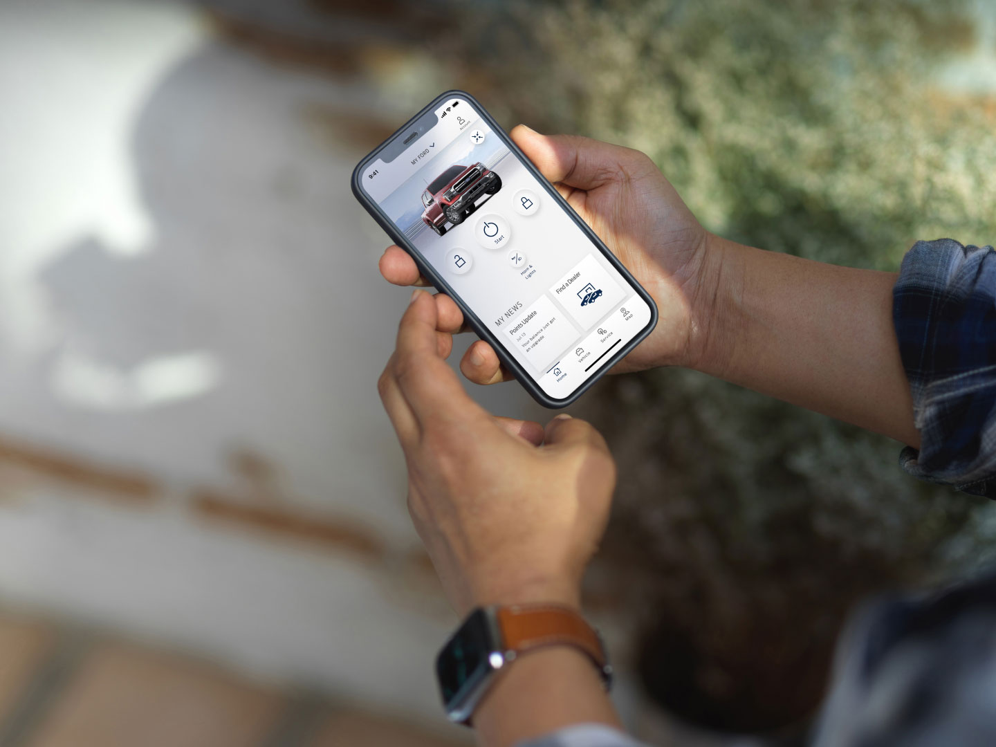 Conectividade e app Ford