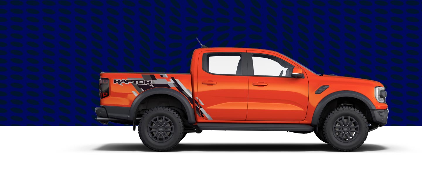 Perfil do Ranger Raptor do Ford mais botão para saber mais