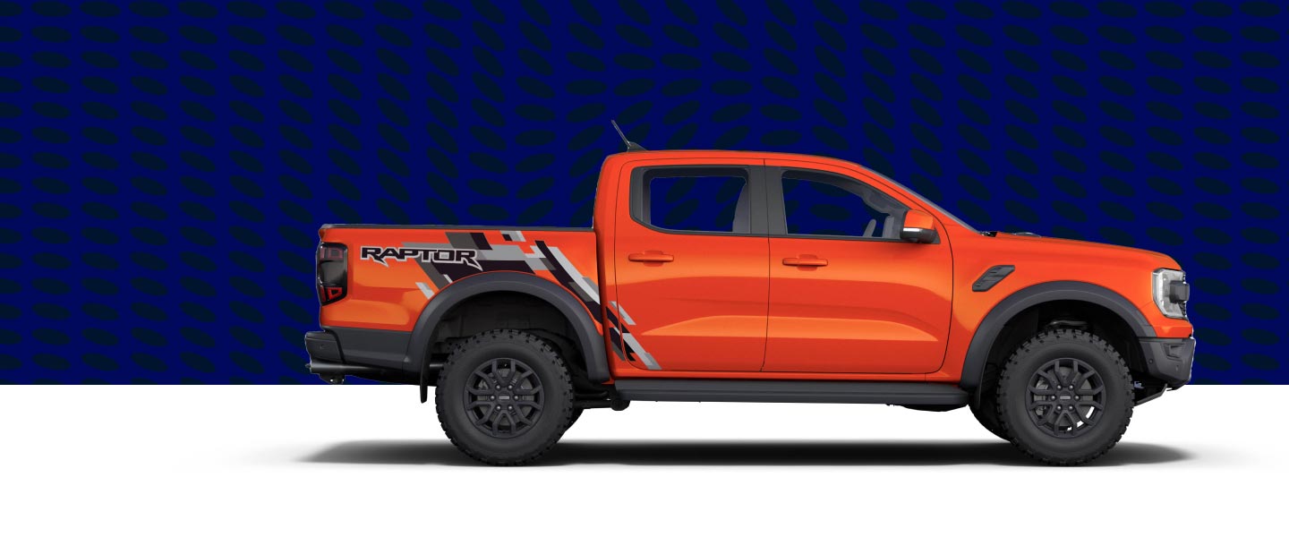 Perfil do Ranger Raptor do Ford mais botão para saber mais