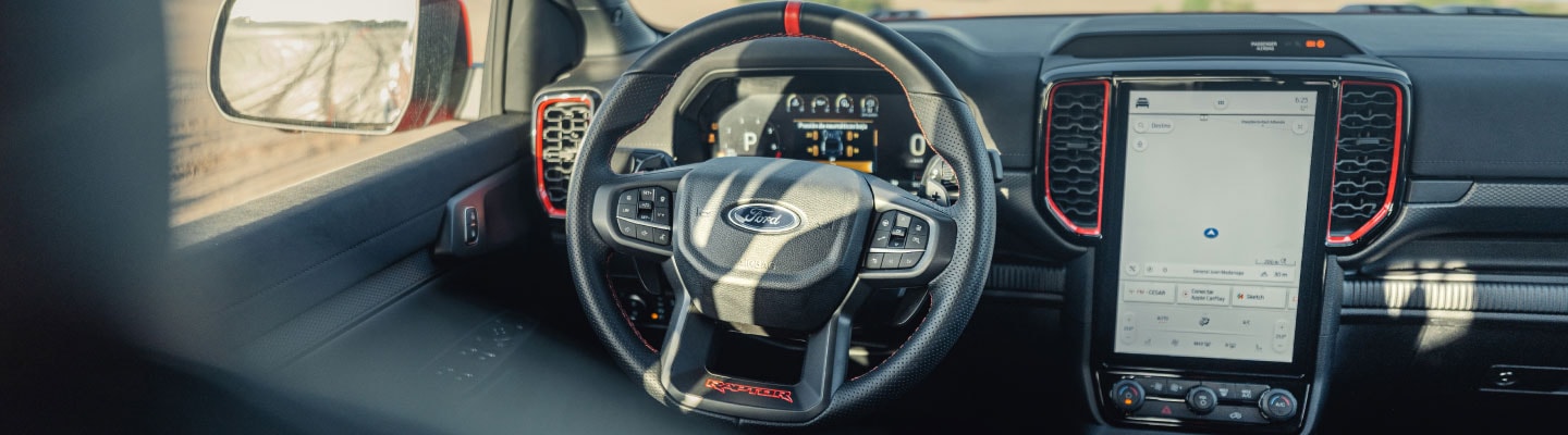 Sistema multimedia SYNC 4 do Ranger Raptor