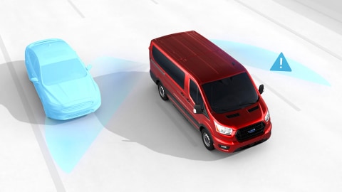 Sistema de Monitoramento de Ponto-Cego do E-Transit Furgao