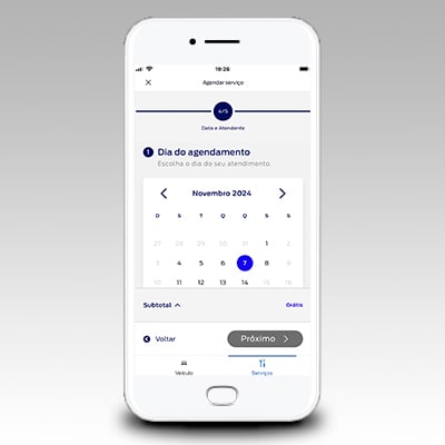 Agendamento de servicos on-line
